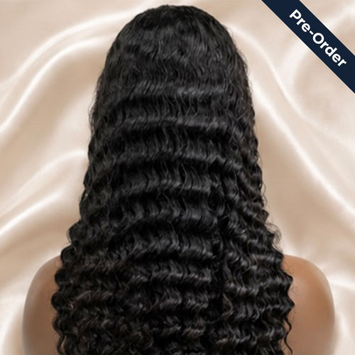 Premium water wave wig unit made from 100% Virgin Human Hair